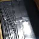 55 Gallon Trash Bags Heavy Duty  Large Black Contractor Bags 36x52"  Industrial, Yard Waste, Lawn & Leaf, Construction Garbage Can Liners  Made in USA (3 Mil, 100 Count)