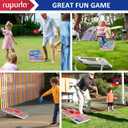 ROPODA Portable Cornhole Board Set,24x16 / 3020in Corn Hole Games for Adults with 8 Bean Bags, Lightweight Aluminum Alloy Edging Cornhole Set for Outdoor Games, Beach and Tailgates