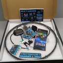 MICTUNING 17.5'' V1 RGBW LED Wheel Ring Lights Kit Bundle with 10FT 5Pin Extension Wire Cable