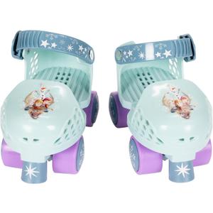 Disney Frozen Junior Skates Includes Knee and Elbow Pads, Size Adjustable Design for Growing Feet