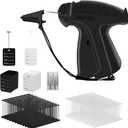 Tagging Gun for Clothing, 2206 Pcs Price Tagging Gun Kit with 6 Steel Needles, 2000 pcs 2" Black and White Barbs Fasteners & 200 Labels, Clothing Tag Gun for Clothes Retail Garage Yard Sale