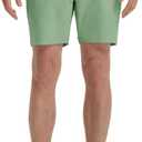 M MAELREG Mens Golf Shorts 7"/9" Lightweight Quick Dry Water-Resistant Stretch Waistband Flat Front Casual Mens Dress Shorts (Green)