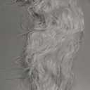 White Curly Long Wig for Women with Bangs Fluffy Synthetic Natural Wavy Halloween Cosplay Hair Wigs, White