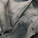 H.VERSAILTEX Square Ottoman Covers Ottoman Slipcover Square Footstool Protector Covers Storage Stool Ottoman Covers Stretch with Elastic Bottom, Feature Real Velvet Plush Fabric, Deep Teal