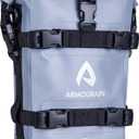 Motorcycle Bumpers Bag Waterproof 6L 8L 15L Motor Crash Bar Bag with Shoulder Strap Motorcycles Side Frame Bag Riding Tools Accessories(6L Grey)