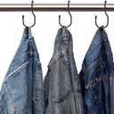 24-Pack Purse Hangers for Closet, Large 5-inch Twist Design Hooks for Bags, Purses, Handbags, Belts, Scarves, Hats