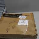 WALI Laptop Desk Mount for 17 inch Notebook, Adjustable Single Monitor Arm with Laptop Holder for 32 inch Screen, Laptops Stand with Ventilated Tray, Up to 22 lbs, (M00LP), Black