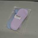 ANIDL 2 Pairs Frilly Yoga Socks Non Slip with Grip Yoga Pilates Ballet Barre Socks for Women (purple/blue)
