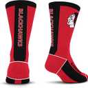 For Bare Feet NHL Unisex Kids Nhl Mvp Crew Sock Youth (One Size, Team Color)