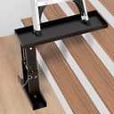 Ladder Leveler For Stair-Adjustable Height 13.5"-18.66", Ladder Extender-Ladder Aide PRO-Tool use on Single/Extension Ladders, 23.23"x7.44" Platform-High Strength Steel-Non-slip Mat-Holds up to 880lbs