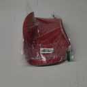 Homaxy Round Faux Leather Placemats and Coasters, Washable Dual-Side Table Mats, Wipeable Heat-Resistant Dining Place Mats for Outdoor and Indoor, Set of 6, Diameter 13 and 3.93 inch, Red