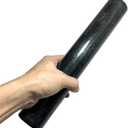1 Pack Round Acetal Copolymer Rods - 2 -Inch Diameter and 12-Inch Length Opaque Black Acetal Copolymer Rods （POM-C） Perfect for Non-Marring