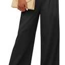 Wide Leg Pants | High Waisted Trousers with Pockets | Comfortable Work & Business Casual Pant
L