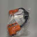 Overload Protector 30 Amp to 50 Amp RV Adapter with Circuit Breaker/Not for EVs, NEMA TT-30P to NEMA 14-50R Electrical Power Adapter with LED Power Indicator, RV Dogbone Adapter Cord, 18 Inch