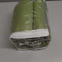 WINLIFE 100% Cotton Quilted Euro Sham Covers, 2 Pack Cotton 26'' x 26'' Pillow Covers, Soft and Breathable Euro Shams, Square Pillow Shams, Olive Green