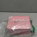 Kyodoled Medium Cash Box with Money Tray,Small Safe Lock Box with Key, Drawer,7.87"x 6.30"x 3.54" Pink