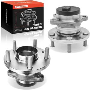 A-Premium 2 x Rear Wheel Bearing and Hub Assembly with 5-Lug Compatible with Mazda CX-9 2007-2015, FWD Only