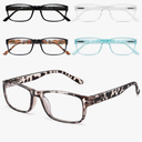 Gaoye Reading Glasses Men/Women, Eyeglasses, Blue Light Readers for Men/Women, Computer Eye Glasses, Cheaters, Magnification Strength: 2.0 x