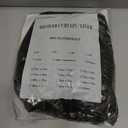 Titanker Shower Curtain Liner, Plastic Shower Liner PEVA 72 x 72 Lightweight Waterproof Shower Curtains for Bathroom with Magnets and Rustproof Grommets, Clear Black