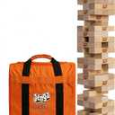 Jenga Giant - Hardwood Blocks - Stacks to Over 4 Feet - Officially Licensed - JS6