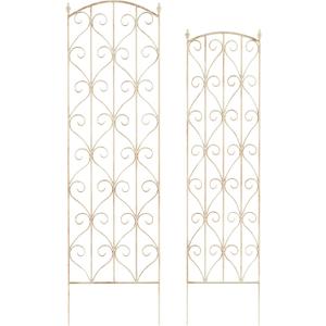 Pure Garden 50-LG5081 (White) Garden Trellis-for Climbing Plants