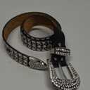 Fashion Adult Adjustable Pin Buckle Waist Belt With Rhinestone Buckle Multi-color Waist Belts For Woman Commute Belt