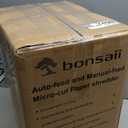 Bonsaii Paper Shredder for Office, 120-Sheet Autofeed Heavy Duty Shredder for Home Office Use, 30 Minutes/Micro Cut/P-4 High Security Level/6 Gallon Large Bin