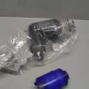 PUR Plus Vertical Faucet Mount Water Filtration System, Lead-Reducing Water Filter For Sink Faucet, Easy Install, 100 Gallons, Compatible with Sinks with External Aerators, Grey