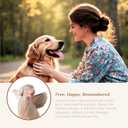 Dog Memorial Figurines Statues: Pet Sympathy Gifts for Loss of Dogs - Rainbow Bridge Remembrance Angel Gift for Dog Mom