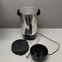 VEVOR Commercial Coffee Urn, 40 Cup 203oz Hot Beverage Dispenser with Dripless Faucet, 1090W Quick-Brewing Coffee Maker, Automatic Temperature Control, for Catering, Party, Church & Restaurant