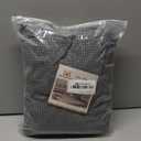 H.VERSAILTEX Super Stretch Individual Seat Cushion Covers Sofa Covers Couch Cushion Cover Slipcover Sets Thick Jacquard Textured Twill Fabric (3 Piece Sofa Cushion Covers, Grey)