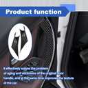 ABS Interior Door Panel Handle Covers Left Front and Right Front Compatible with BMW 320,328,330,335,M3 2012-2018 & BMW 428, 435,M4 2014-2017 (Carbon Fiber Black)