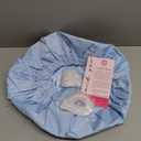 Years calm Reusable Waterproof Shower Caps for Women, Hair Caps for Showers, Double-Layer Elastic Design, for All Hairstyles, Travel-Friendly (Sky Blue)