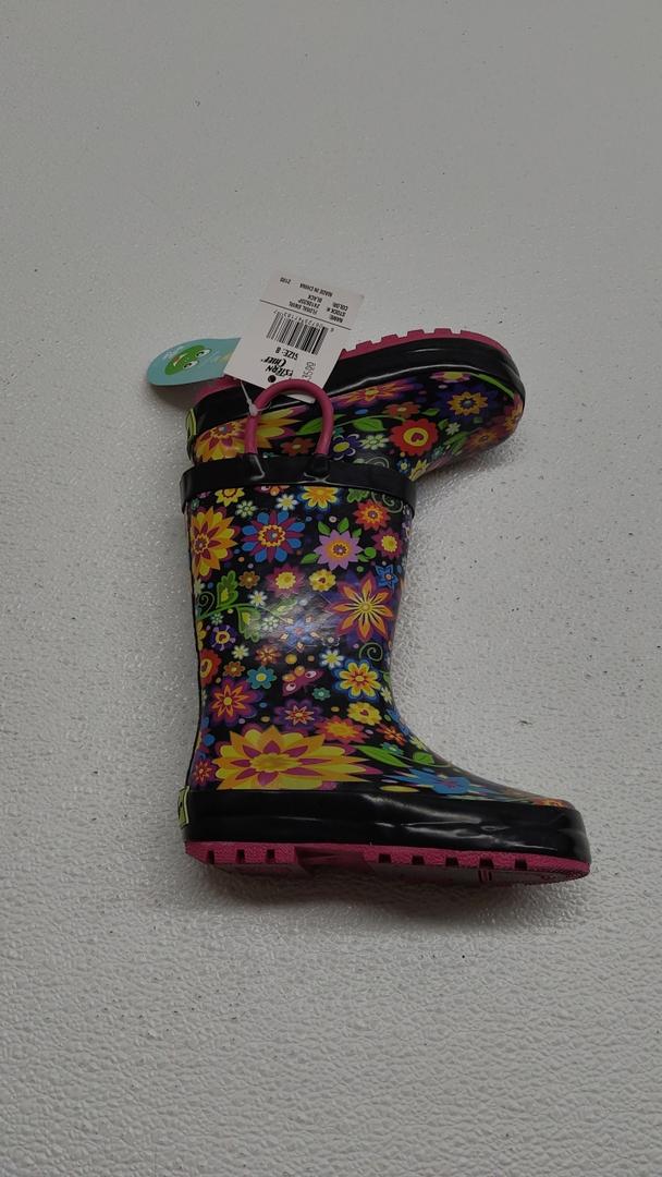 Western Chief Rain Boots with Pull on Handles for Toddlers and Kids - Premium Waterproof Boots for Boys and Girls 8