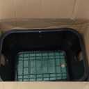 Rain Bird CPVBMST Professional Series 10" Rectangular Sprinkler Valve Box, Black with Green Lid, 10.25" High