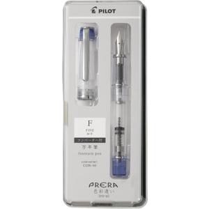 PILOT PFPR1TLF Pen, Prera PRERA Fountain Pen, Color Fountain, Fine Point, Transparent Blue