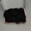 Clip in Hair Extensions, FLUFYMOOZ 4PC 100 Pure Protein Silk Hair Extensions Long Soft Natural Hairpiece 20 Inch Curly Hair Extension for Women (Dark Chocolate Brown)