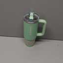 STANLEY Quencher ProTour Flip Straw Tumbler with Leakproof Lid | Built-In Straw & Handle | Cupholder Compatible for Travel | Insulated Stainless Steel Cup | BPA-Free (30 Ounces, Pistachio)