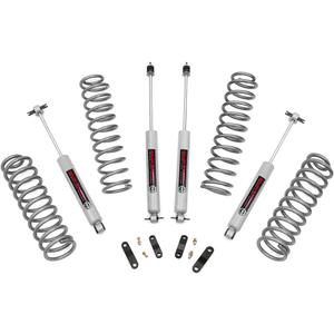 Rough Country 2.5" Lift Kit for 2007-2018 Jeep Wrangler JK Unlimited - 67930