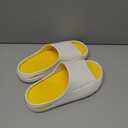 Mens Recovery Slides - Orthotic Arch Support Sandals for Plantar Fasciitis,Comfortable Cushioned Sport Slides with Open Toe, Reduces Foot & Joint Stress, Size 8.5