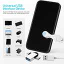 UKCOCO Auto Clicker for Phone Screen - Automatic Screen Clicker with Micro USB to USB Adapter Kit, Portable Gaming Accessory for Social Media Likes, Video Live Streaming & Tapping Games, White