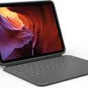 Logitech Rugged Folio Keyboard Case for iPad (10th gen & A16) with Smart Connector and Durable Spill-Proof Keyboard - Graphite