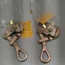 2 PCS Cable Grip Steel Wire Puller 1 Ton - 2210lb Pulling Load Cable Puller Tool for Wire Rope, Widely Used-Suitable for all Kinds of Steel Cables and Cables, by GENHAKON.