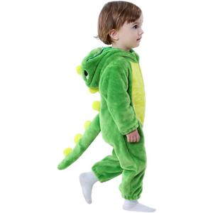 Baby Animal Costumes Unisex Toddler Outfit Halloween Dress Up Romper  8-10 Years- Green T-Rex Halloween Costume - Plush Dino One Piece