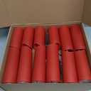 YOROXRG 24 Pack Christmas Decoration Flickering Flameless Candles,LED Candles Battery Operated Pillar Candles with Remote Control.for New Year, Home Decor, Parties,Wedding(D2.2 xH 5" 6" 7" Red)