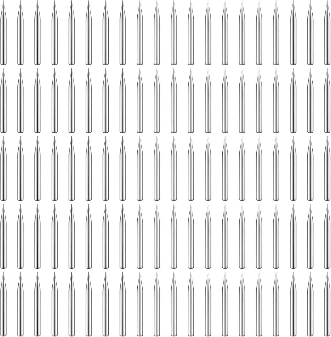Kingdder 100 Pcs Steel Phonograph Needles Replacement Record Player Stylus Turntable Needles Universal Size Loud Tone Stylus for Antique Turntable Phonographs Record Player