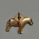 CPELLESSE 2 Pcs Zebra Kitchen Cabinet Knobs Animal Cabinet Knobs Pulls Gold Dresser Drawer Handles Pulls Cupboard Door Decorative Knobs (Gold)