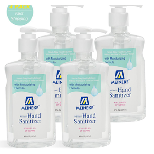 8 Fl. Oz. Advanced Hand Sanitizer Gel with 62% Alcohol Based,4 Pack