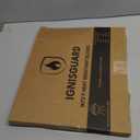 BBQ & Grill Gloves, Oven Gloves, 1472F Silicone Oven Mitts Heat Resistant Grilling Gloves Fireproof Non-Slip for Barbecue Cooking Baking Smoking, 1-Pair BlackL (Large)