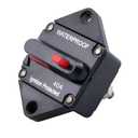 40Amp Circuit Breaker,12V-48V DC Waterproof with Manual Reset for Auto Truck RV Marine Electric Trolling Motors, Panel Mount